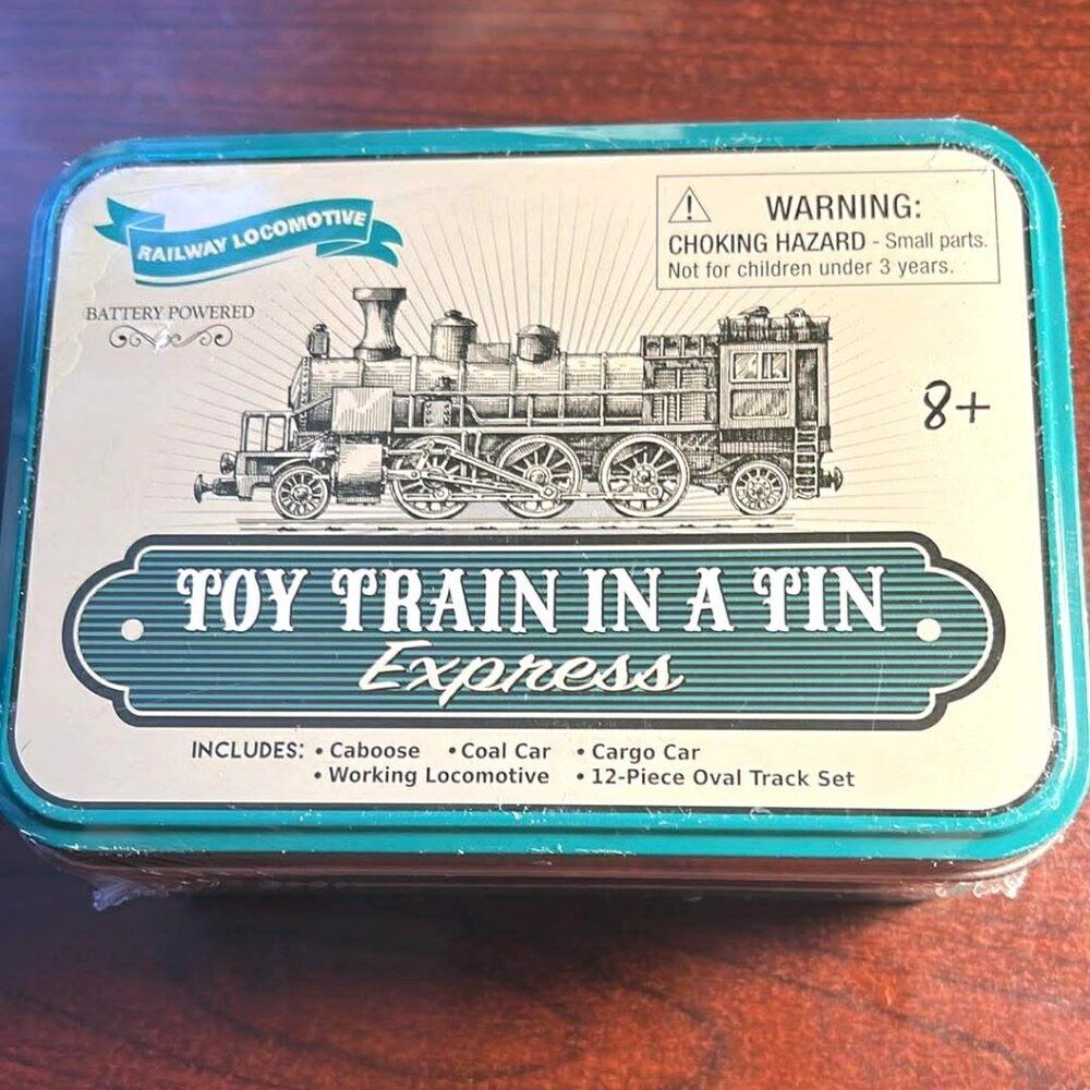 Toy Train in a Tin Express Set - New In Box - Never Opened